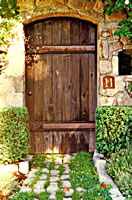 Arch Top Garden Door