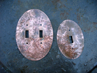 Elliptical Copper Switch Plates